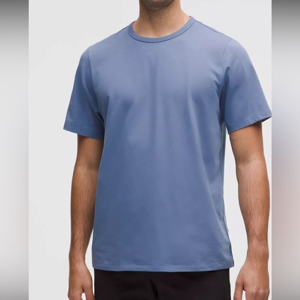 Lululemon blue cotton short sleeve t shirt XL